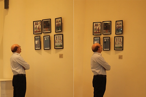 Curator giving a tour